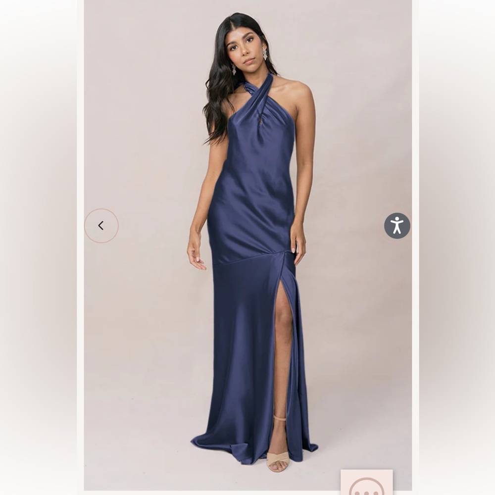 Revelry Athena Satin Dress